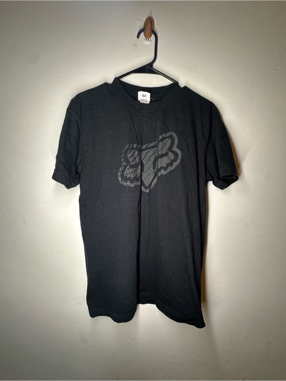 Fox Racing Vintage Y2K T-Shirt Mens Medium Black Motocross Graphic Tee Cotton
